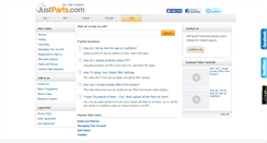 Desktop Screenshot of help.justparts.com